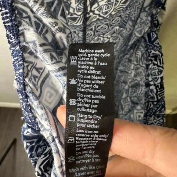 George Women's Cut-Out Wide Leg Pattern Jumpsuit XL - Picture 9 of 13